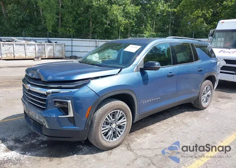 2025 Chevrolet Traverse Fwd Lt z USA, uszkodzony, nr VIN 1GNERGRSXSJ202406